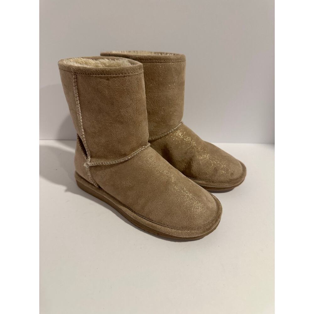 Girls cupcake size 1 boots faux suede